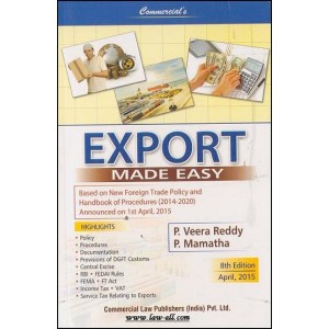Commercial's Export Made Easy - based on New Foreign Trade Policy (FTP) by P. Veera Reddy and M. Mamatha
